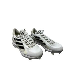 Adidas PureHustle Softball Baseball Cleats Shoes‎ Womens Size 6.5 White